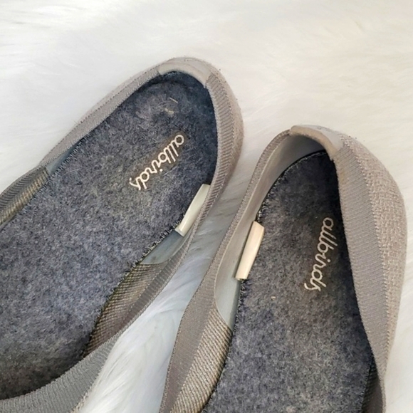 Allbirds Tree Breezers Ballet Flats Slate Gray Knit Comfy Slip-on Shoes Size 9 - Picture 6 of 17